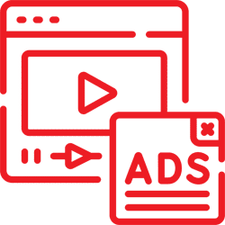 Investimento em anúncios para aparecer nas redes sociais ou no Google.